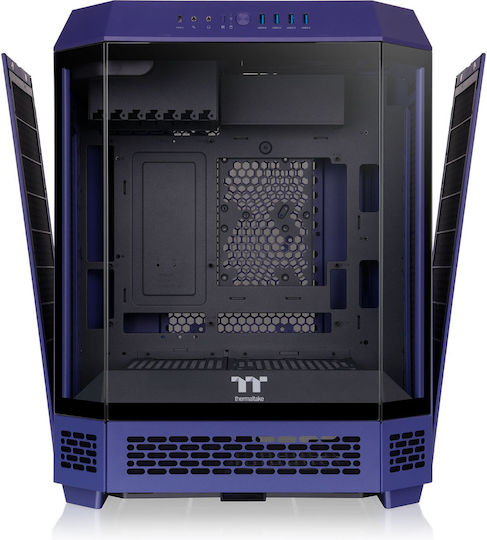 Thermaltake The Tower 600 Gaming Midi-Turm Computergehäuse mit Seitenfenster Future Dusk