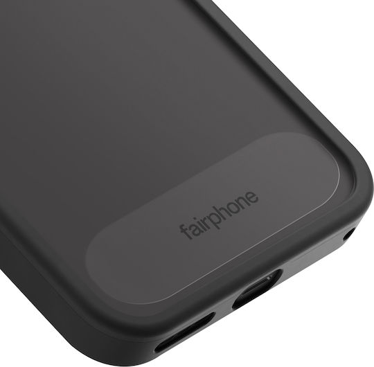 Fairphone Original Case Fairphone 6 In Semi-rigid Silicone Reinforced Edges Black