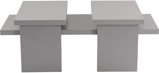 Rectangular Central Coffee Table Sanctuary Wooden Gray W110xD45xH41.5cm