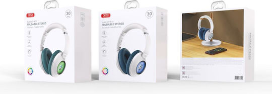 XO BE43 Wireless / Wired Over Ear Headphones with 4.5 hours of Operation Blue