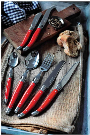 Andre Verdier Knife Set with Block from Stainless Steel 12cm 6pcs
