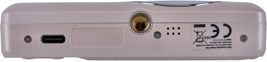 Rollei Compactline Pocket Compact Φωτογραφική Μηχανή 50MP με Οθόνη 2.4" και Ανάλυση Video 2688 x 1520 pixels Ροζ