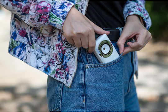 Rollei Compactline Pocket Compact Φωτογραφική Μηχανή 50MP με Οθόνη 2.4" και Ανάλυση Video 2688 x 1520 pixels Λευκή