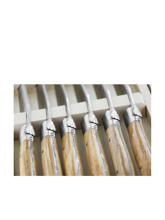 Andre Verdier Laguiole Origine Set Mit Messer Mit Rostfreiem Stahl 12cm 6 Stück