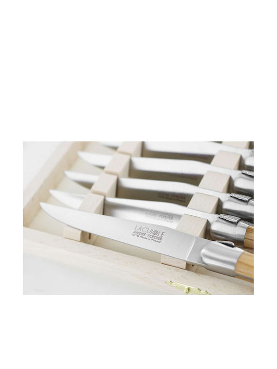 Andre Verdier Laguiole Origine Set Mit Messer Mit Rostfreiem Stahl 12cm 6 Stück