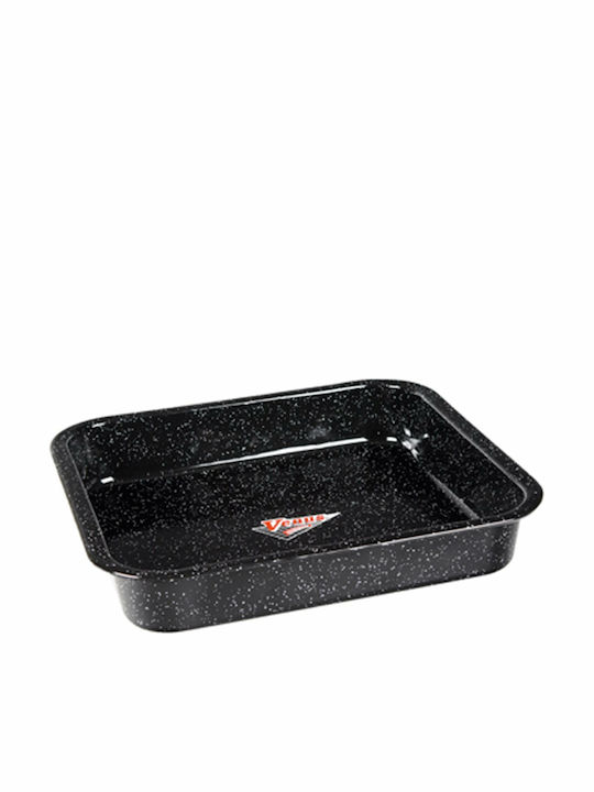 Venus Aluminum Rectangular Baking Pan with Enamel Coating 40x26cm