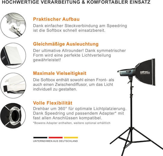 Walimex Pro Softbox Basic 40x40