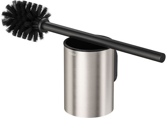 TIGER Inox Badezimmer Toilettenbürste Silber