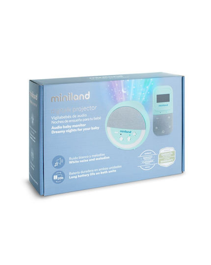 Miniland Digitalk Projector Ασύρματη Ενδοεπικοινωνία Μωρού με Αμφίδρομη Επικοινωνία
