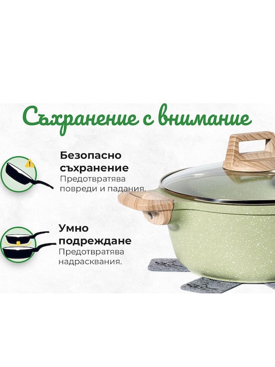 Just Perfecto Комплект Съдове За Готвене От Лят Алуминий С Незалепващо Покритие 13 Части