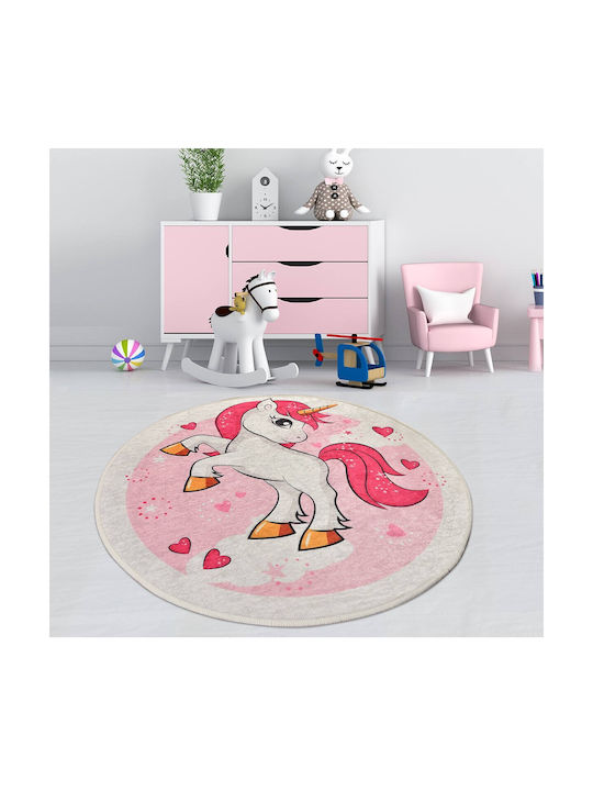 Chilai Home Детско килимче Розов 140x140см