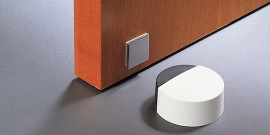 Door Stopper Magnetic Plastic Λευκό 1pcs