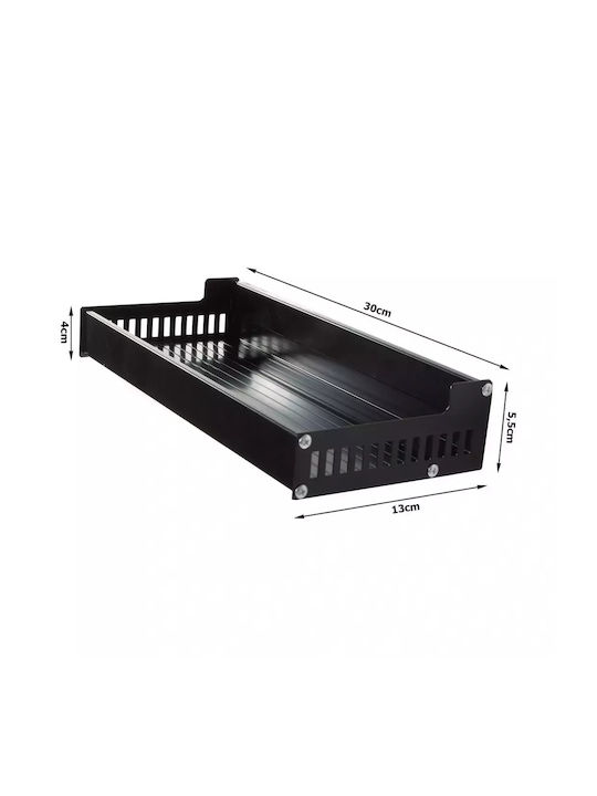 Raft Perete Negru 30x13x5.5cm