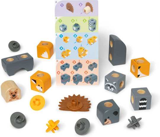 Melissa & Doug Παιχνίδι Κατασκευών Ξύλινo για Παιδιά 2+ Ετών