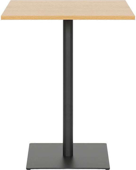 Nerobian Square Table Dining Room Wooden Sonoma Shade 60x60x75cm