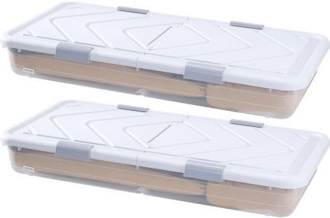 Vevor Storage Case For Clothes in Gray Color 101.092x51.054x14.986cm 2pcs