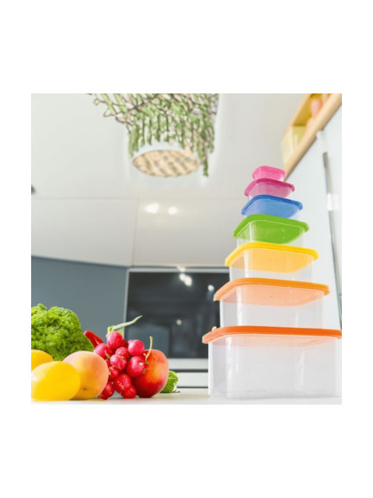 Smile Cutie pentru Mâncare Plastic Potrivit pentru Cuptor cu Microunde 7buc