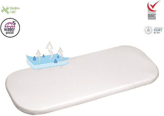 Matex с Ластик Бял 40x90см