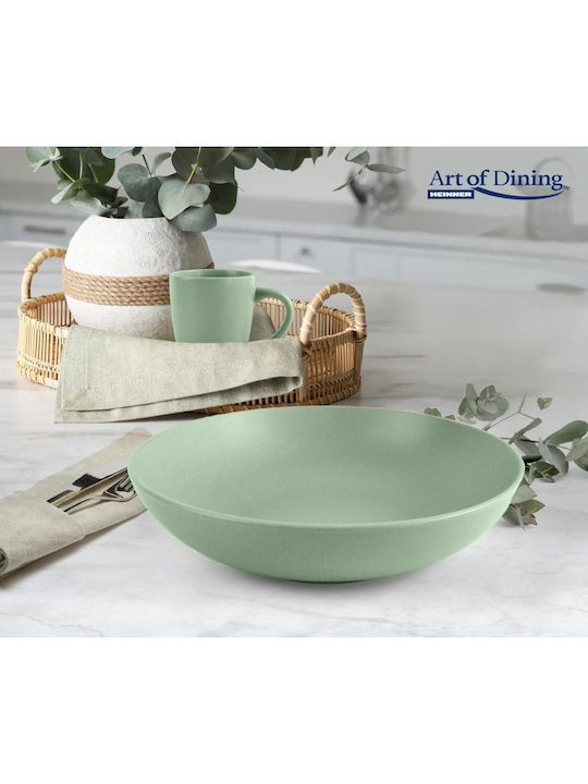 Heinner Yvonne Teller Suppe Keramik Grün 20cm