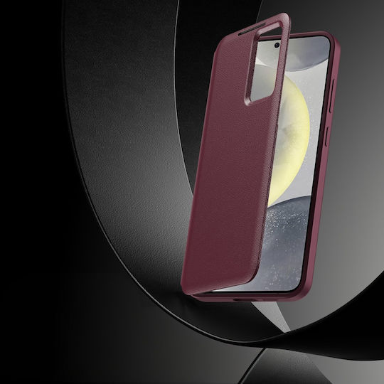 Портмоне Изкуствена кожа Бордо (Galaxy S25)