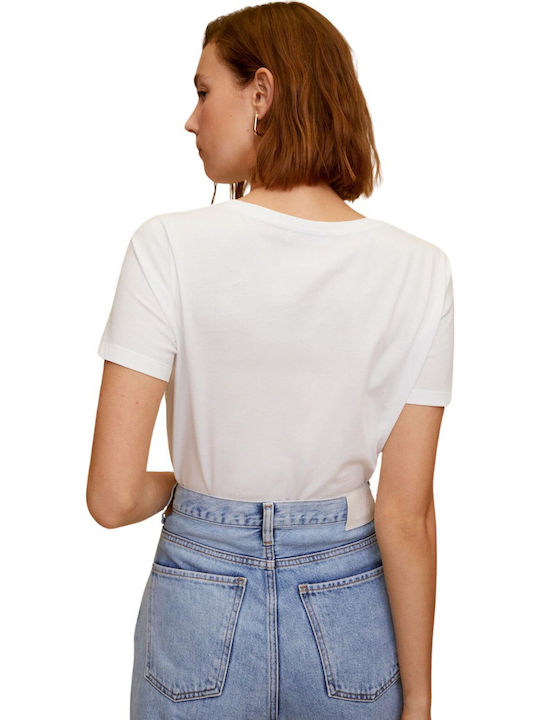 Bluze Damă T-shirt Alb