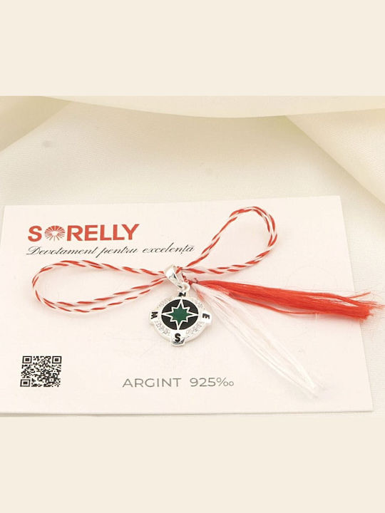 Sorelly Charm Aus Silber Grünes