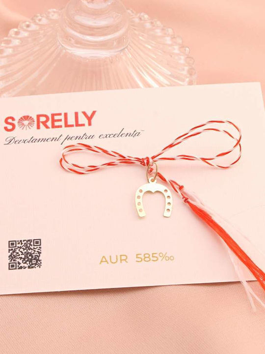 Sorelly Charm Πέταλο από Χρυσό 14Κ