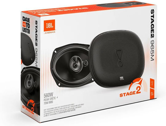 JBL Stage2 Ηχείο Αυτοκινήτου 6x9" με 70W RMS (3 Δρόμων)