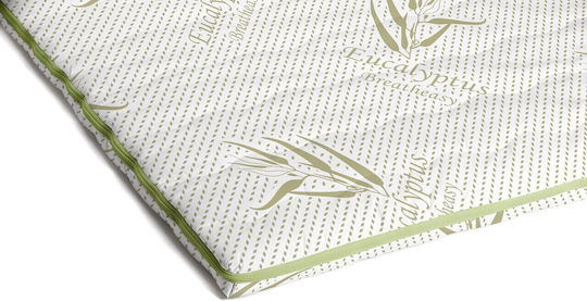 Green Future Топ Матрак Eucalyptus Comfort Еднолицев Пяна с Махащо Се Калъф 90x200x5см