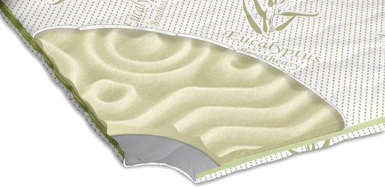 Green Future Аνώστρωμα Eucalyptus Comfort Единично Пяна с Махаемо Покритие 80x200x5см