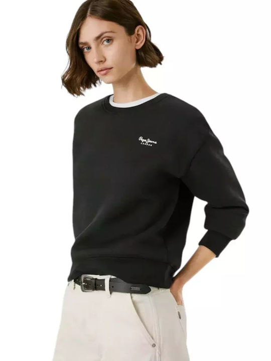 Long Women's Sweatshirt Black