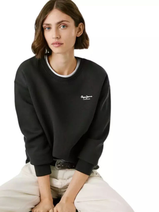 Long Women's Sweatshirt Black