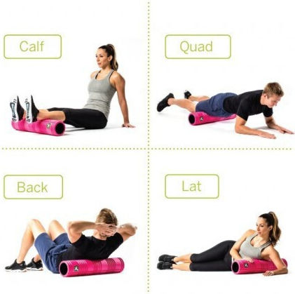 Trigger Point Grid 2.0 Κύλινδρος Μασάζ Ροζ 66cm