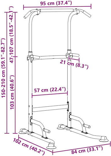 vidaXL Multi-Gym without Weights