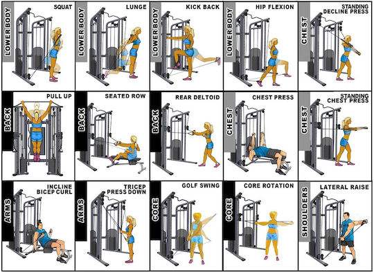 Pegasus Functional Trainer Πολυόργανο Γυμναστικής