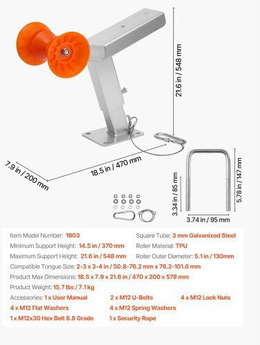 Vevor Roller for Trailer