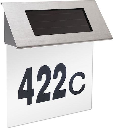 Lampă Solară Numărul casei 1W 1300lm cu Senzor de Mișcare și Fotocelulă IP65