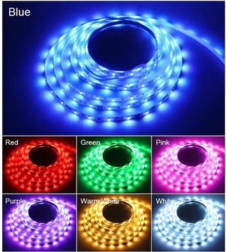 Inteligent Bandă LED RGB Lumină 2x5m Tip SMD5050 cu Telecomandă