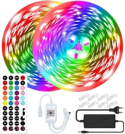 Inteligent Bandă LED Pentru televizor 12V RGB Lumină 10m cu Telecomandă