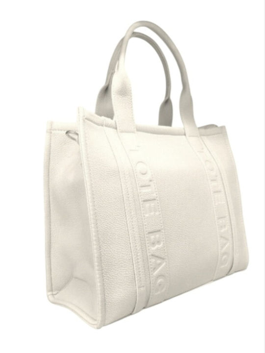 Geantă de damă Tote De mână Ecru