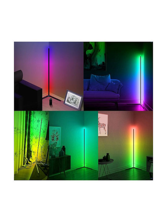 Masterled LED Φωτιστικό Δαπέδου Υ140xΜ37εκ. με RGB Φως 150lm Γκρι