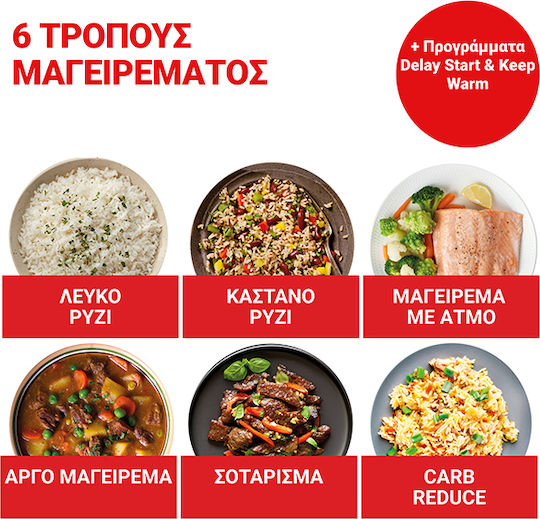 Instant Pot Rice Cooker με Χωρητικότητα 2.8lt