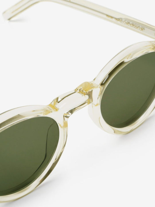 Projekt Produkt Women's Sunglasses with Transparent Plastic Frame and Transparent Lens 498693