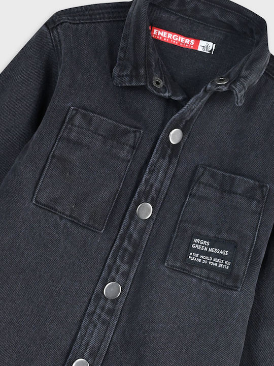Детска Риза Дълъг ръкав Деним Jeans Blue