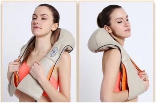 Grtel Massage Shiatsu fr den Nacken, die Taille, den Rcken, die Beine &  den Krper mit Infrarotwrme und Vibration Beige | Skroutz Germany
