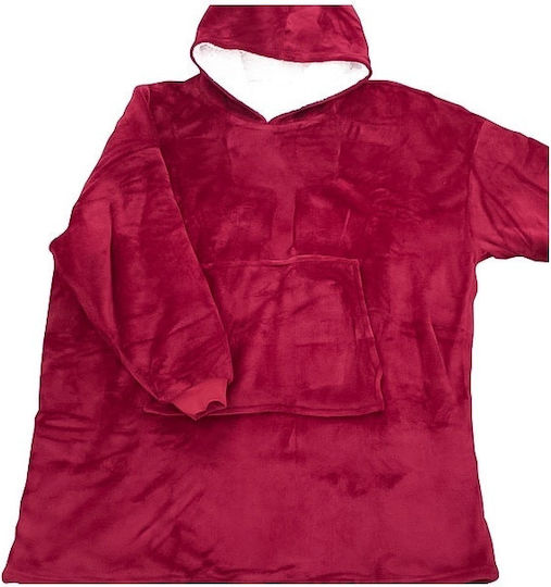 Κουβέρτα με Μανίκια 80x100εκ. Red/white Κουβέρτα με Μανίκια 80x100εκ. Red/white