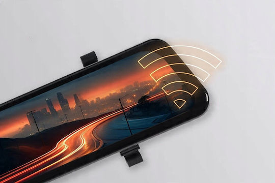 Σετ Καθρέπτης με Κάμερα DVR Αυτοκινήτου 4K Wi-Fi, GPS & Κάμερα Οπισθοπορείας