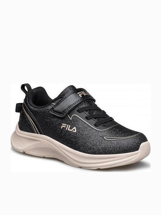 Kids Sneakers with Scratch Black