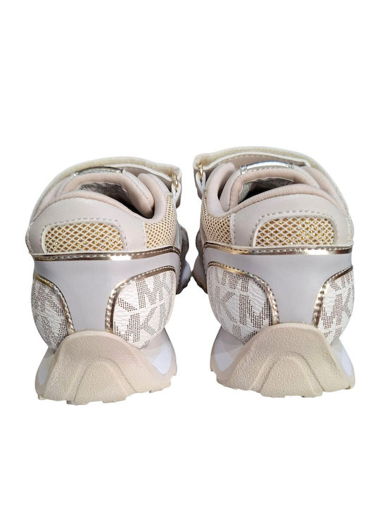 Kids Sneakers with Scratch Beige