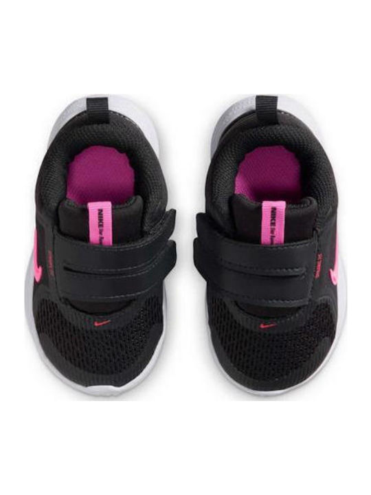 Star Runner 5 Παιδικά Sneakers με Σκρατς Μαύρα